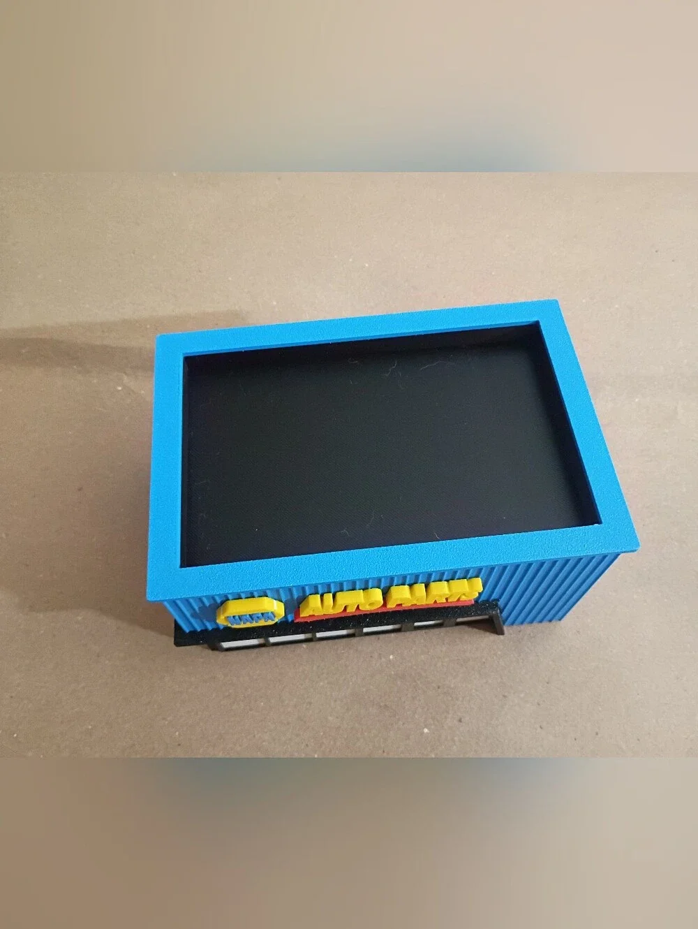 Auto Parts Blue Diorama Building